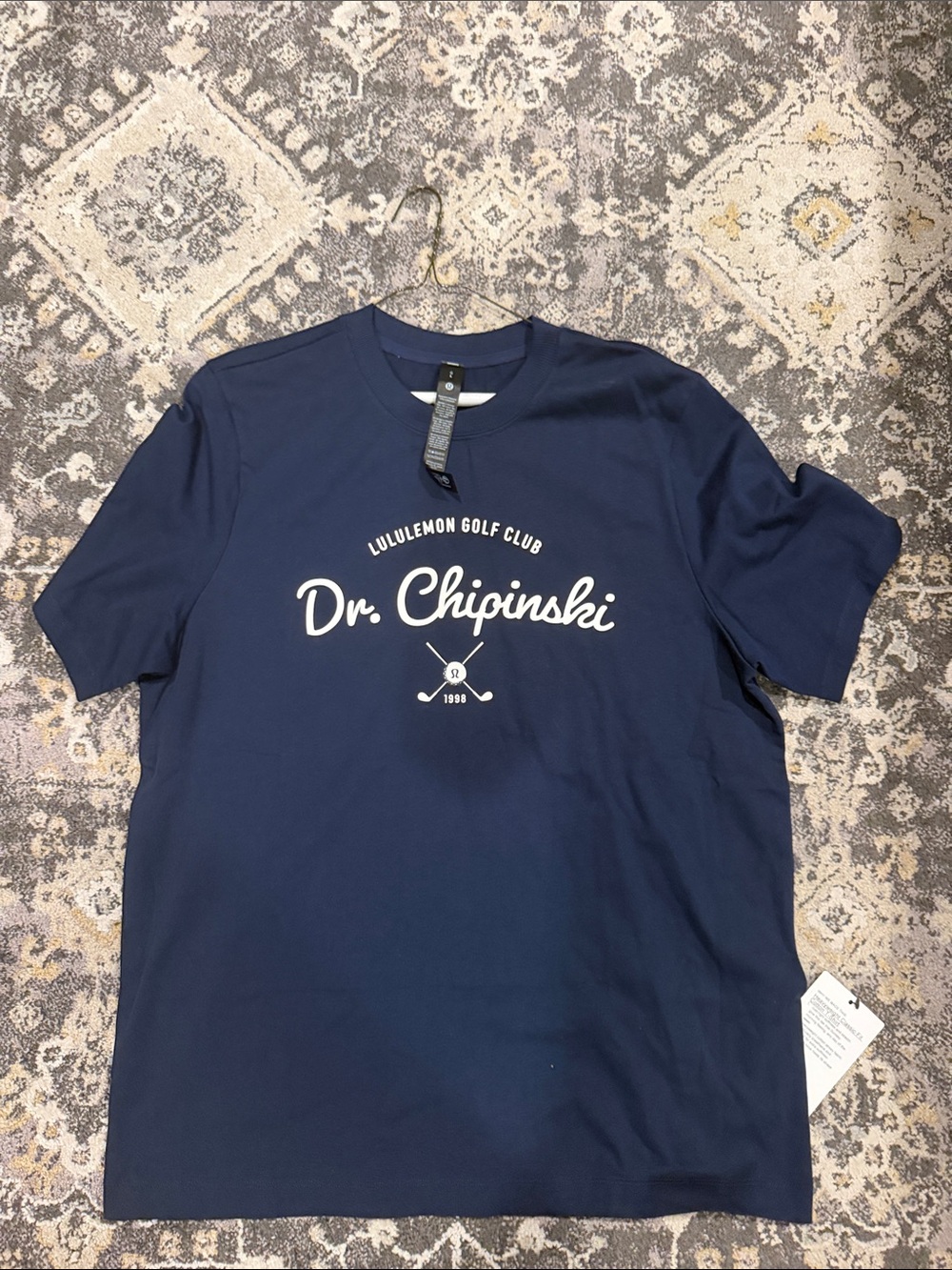 lululemon athletica Navy Dr. Chipinski Golf Club Graphic Tee